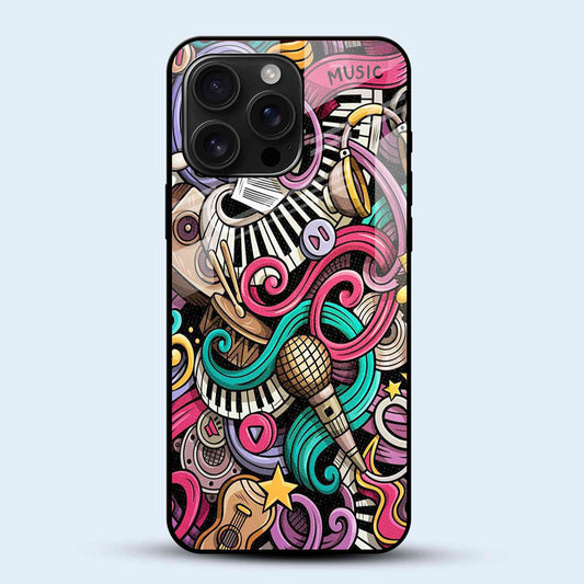 Musical Notes Mobile Back Cover Main Image