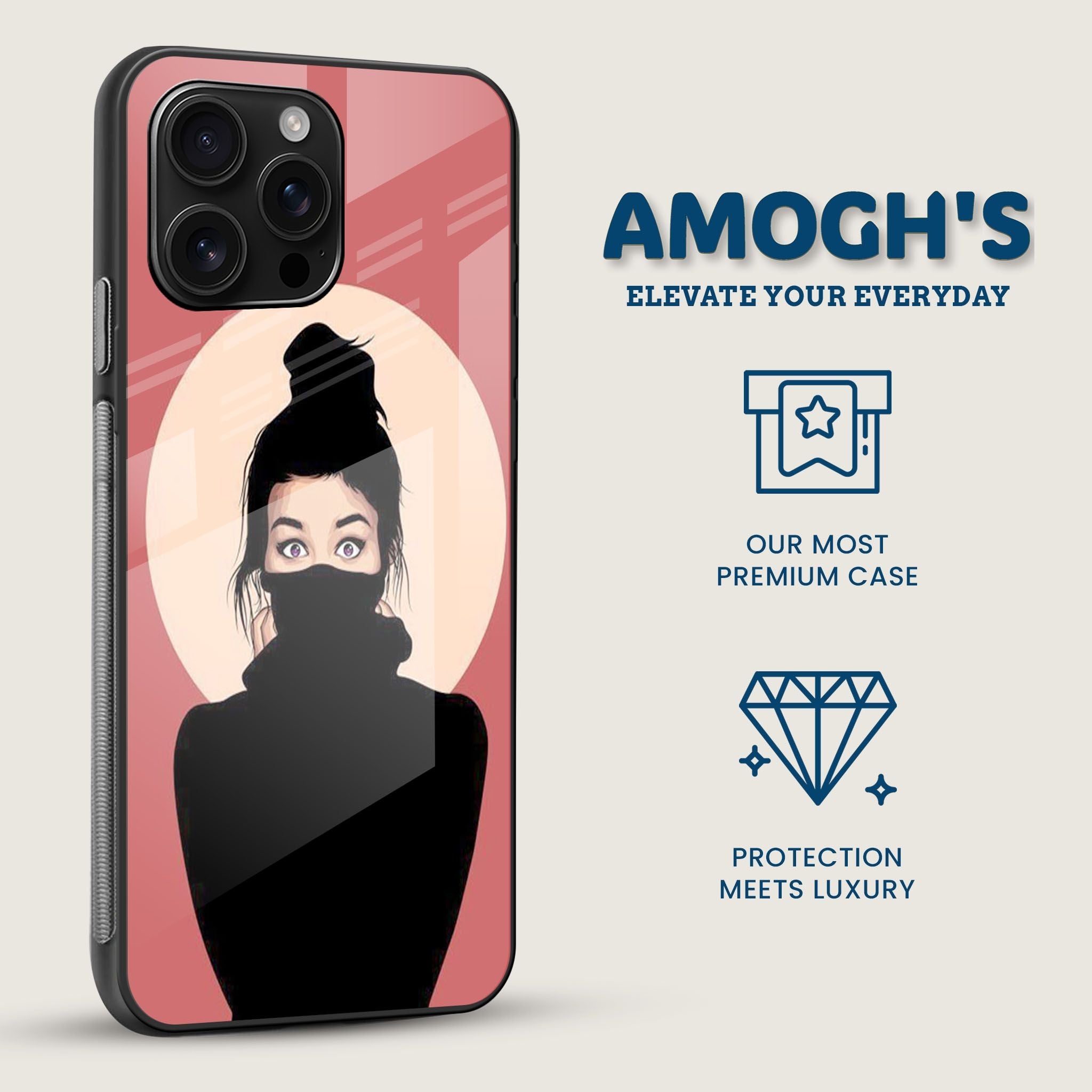 Mystic Gaze Mobile Back Cover Side Image
