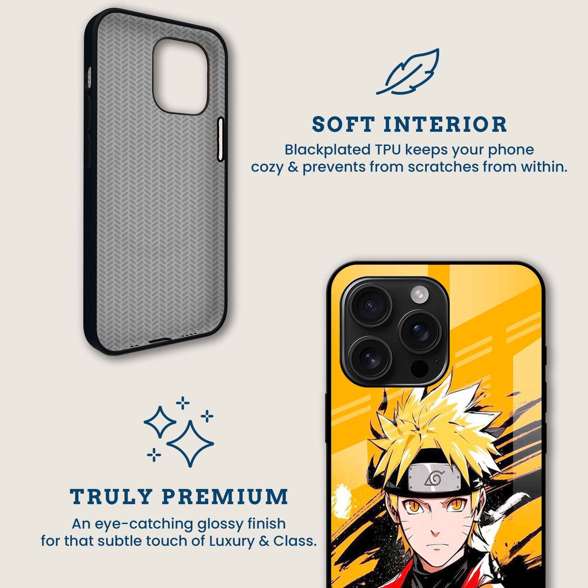 Naruto Ninja Mobile Back Cover Brand Image