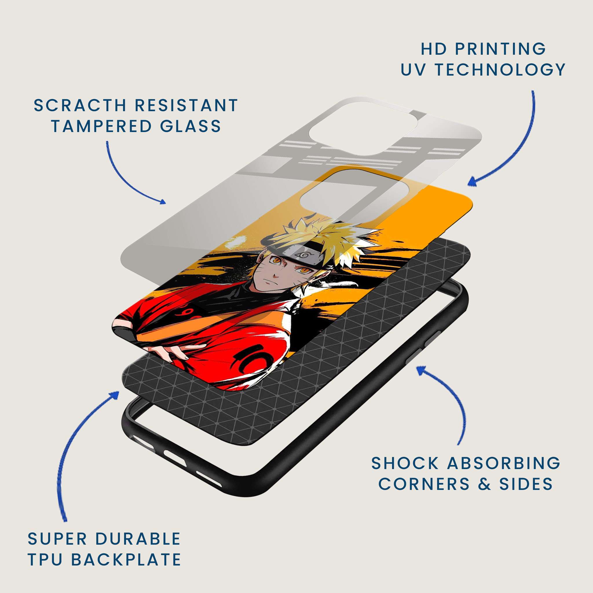 Naruto Ninja Mobile Back Cover Layer Image