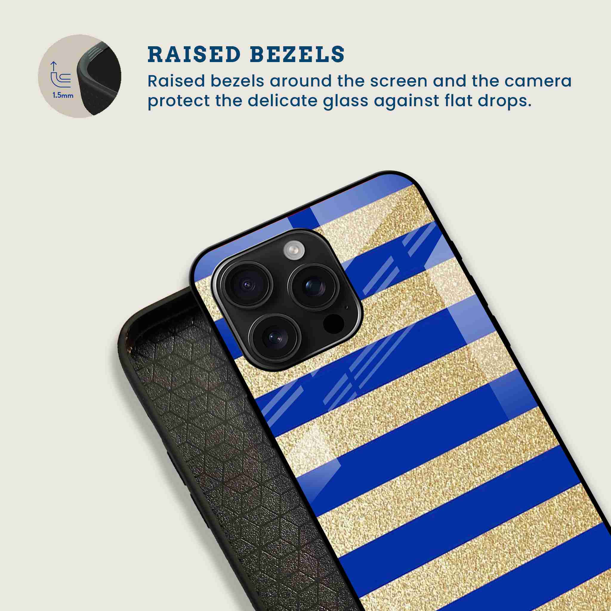 Nautical Sparkle Mobile Back Cover Bezel Image