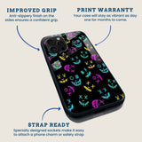 Neon Spooky Mobile Back Cover Feature Image