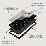 Neon Spooky Mobile Back Cover Layer Image
