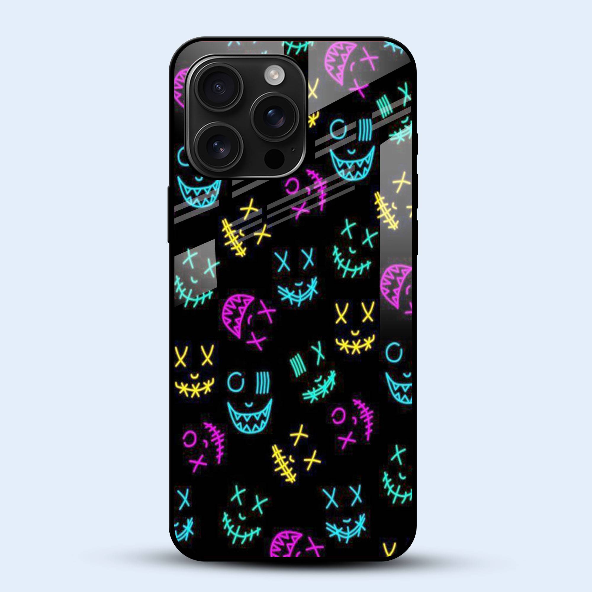 Neon Spooky Mobile Back Cover Main Image