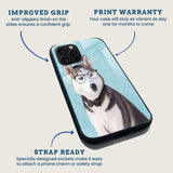 Nerdy Husky Mobile Back Cover Feature Image