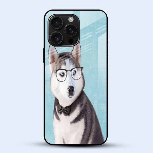 Nerdy Husky Mobile Back Cover Main Image