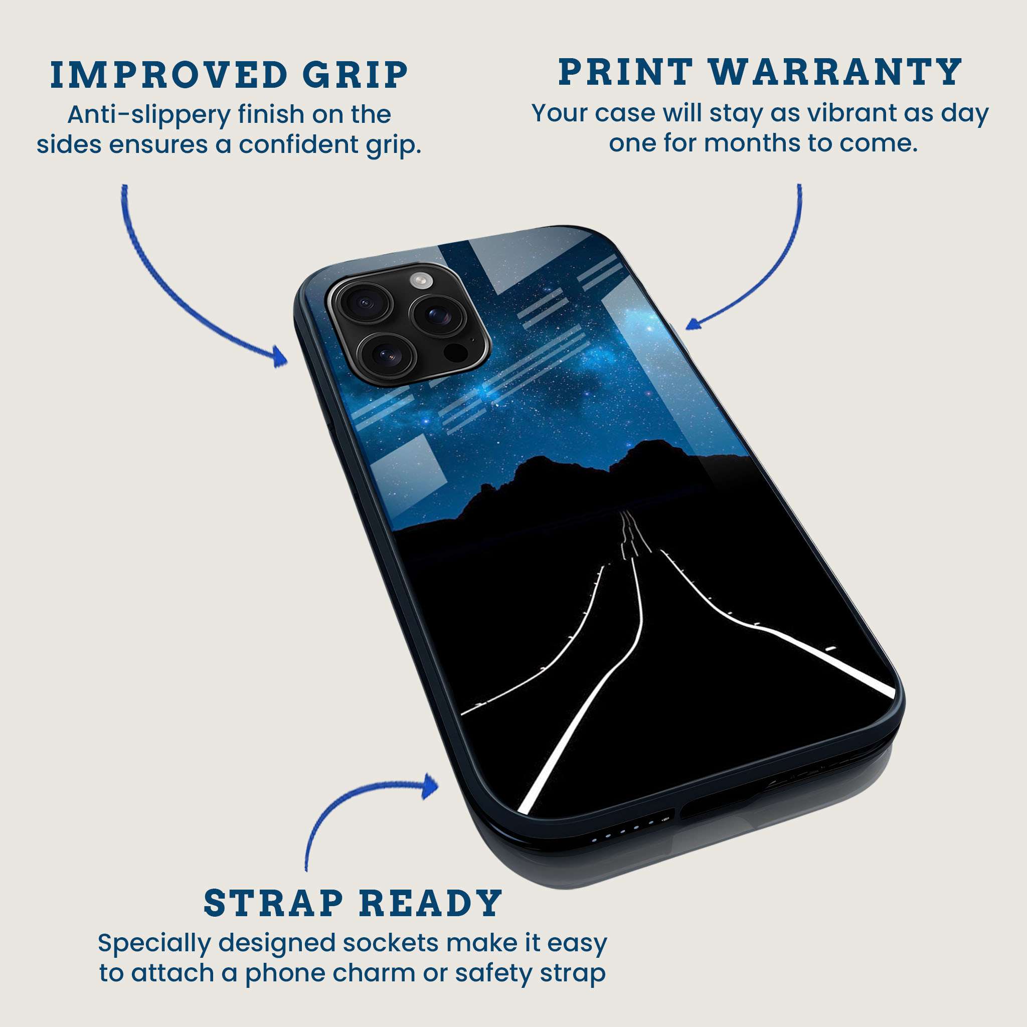 Night Road Mobile Back Cover Feature Image