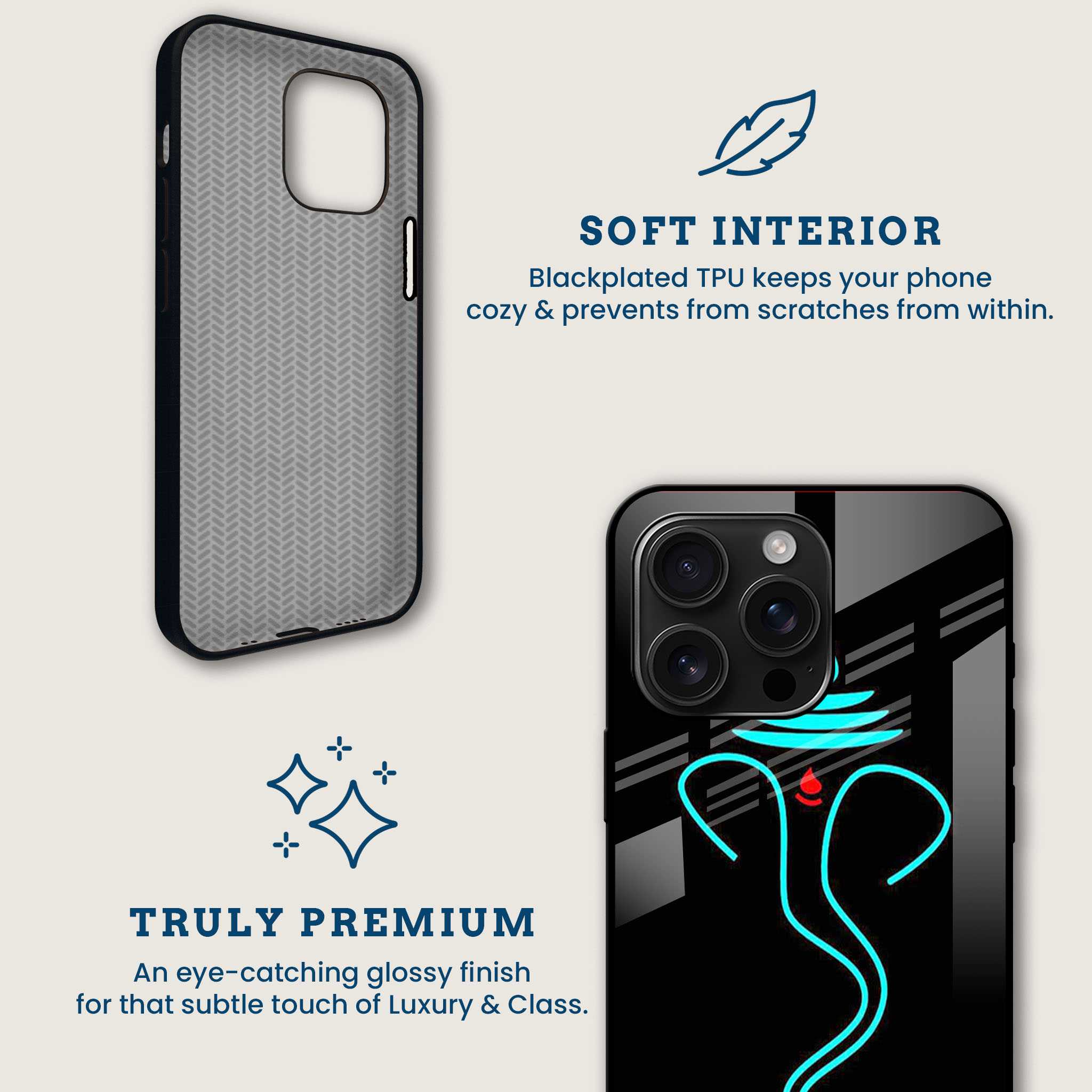 Om Ganeshaya Mobile Back Cover Brand Image