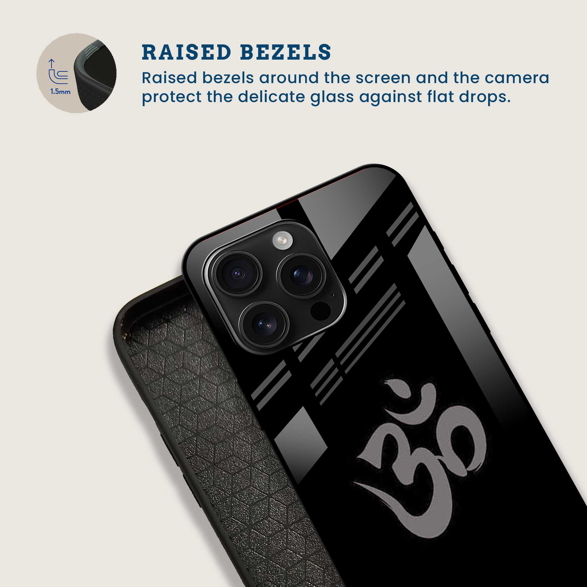 Om symbol Mobile Back Cover Bezel Image