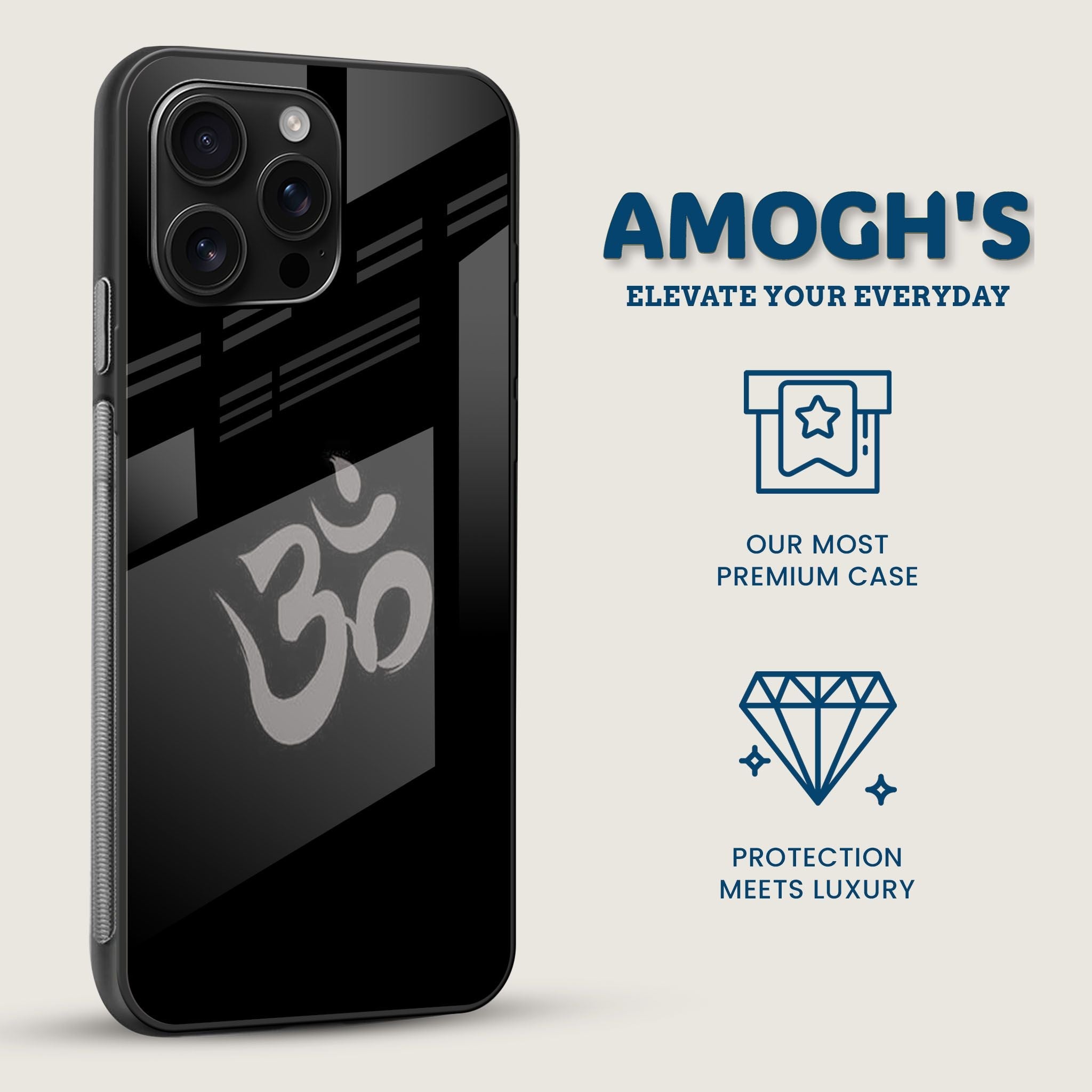 Om symbol Mobile Back Cover Side Image