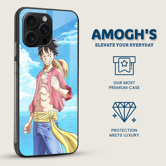 One Piece Luffy Mobile Back Cover Side Image