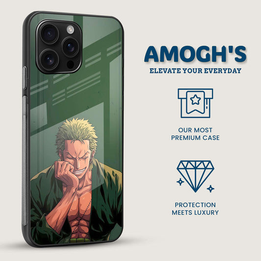 One Piece Zoro Mobile Back Cover Side Image