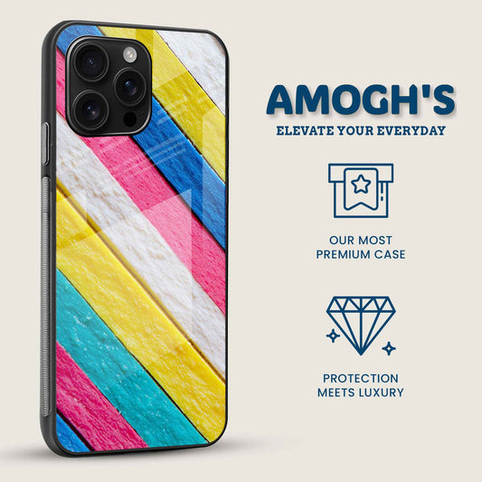 Painted Plank Mobile Back Cover Side Image