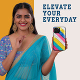 Painted Plank Mobile Back Cover Woman Image