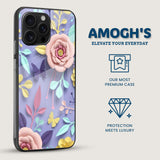 Pastel Petals Mobile Back Cover Side Image