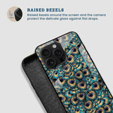 Peacock Plume Mobile Back Cover Bezel Image