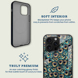 Peacock Plume Mobile Back Cover Brand Image