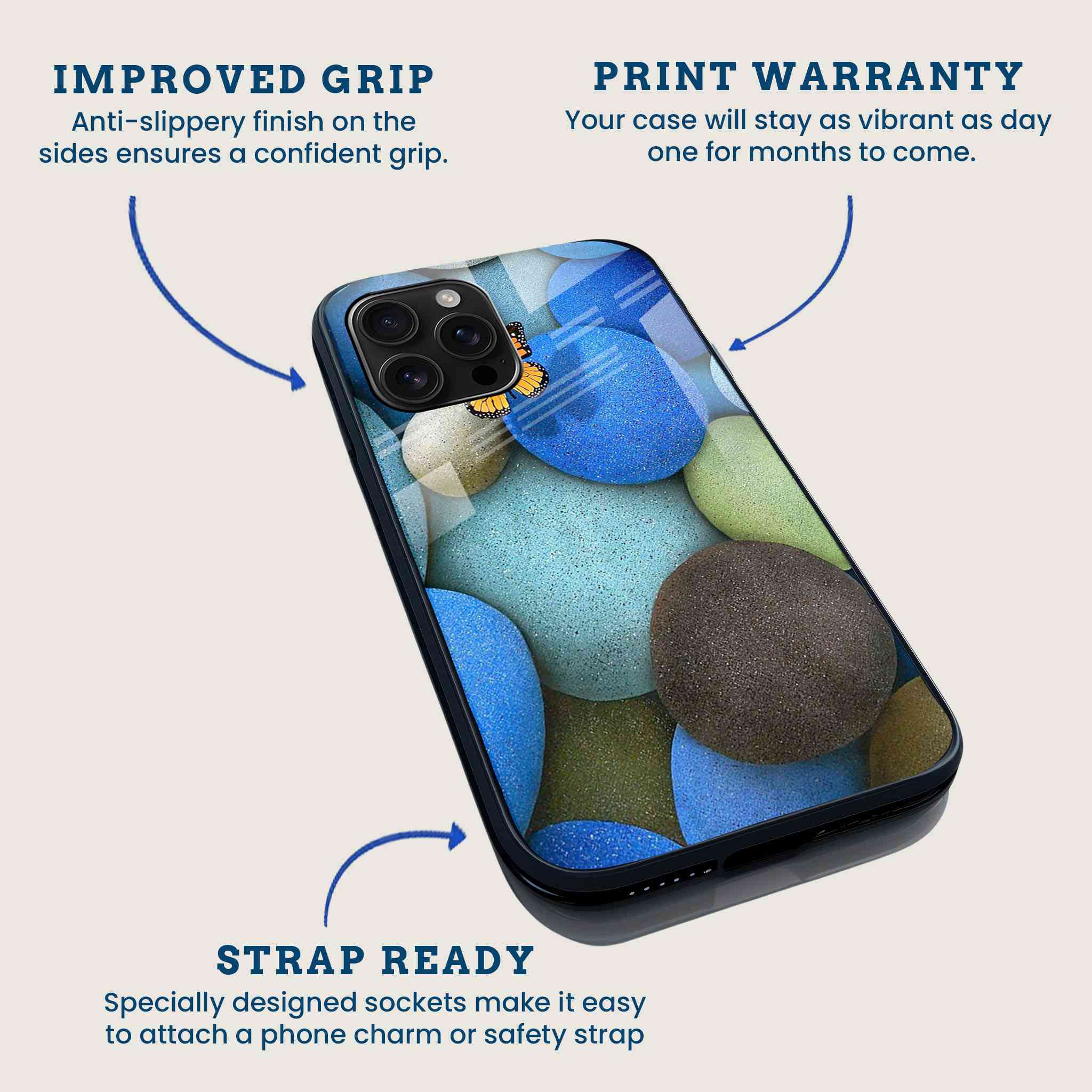 Pebble Stones Mobile Back Cover Feature Image