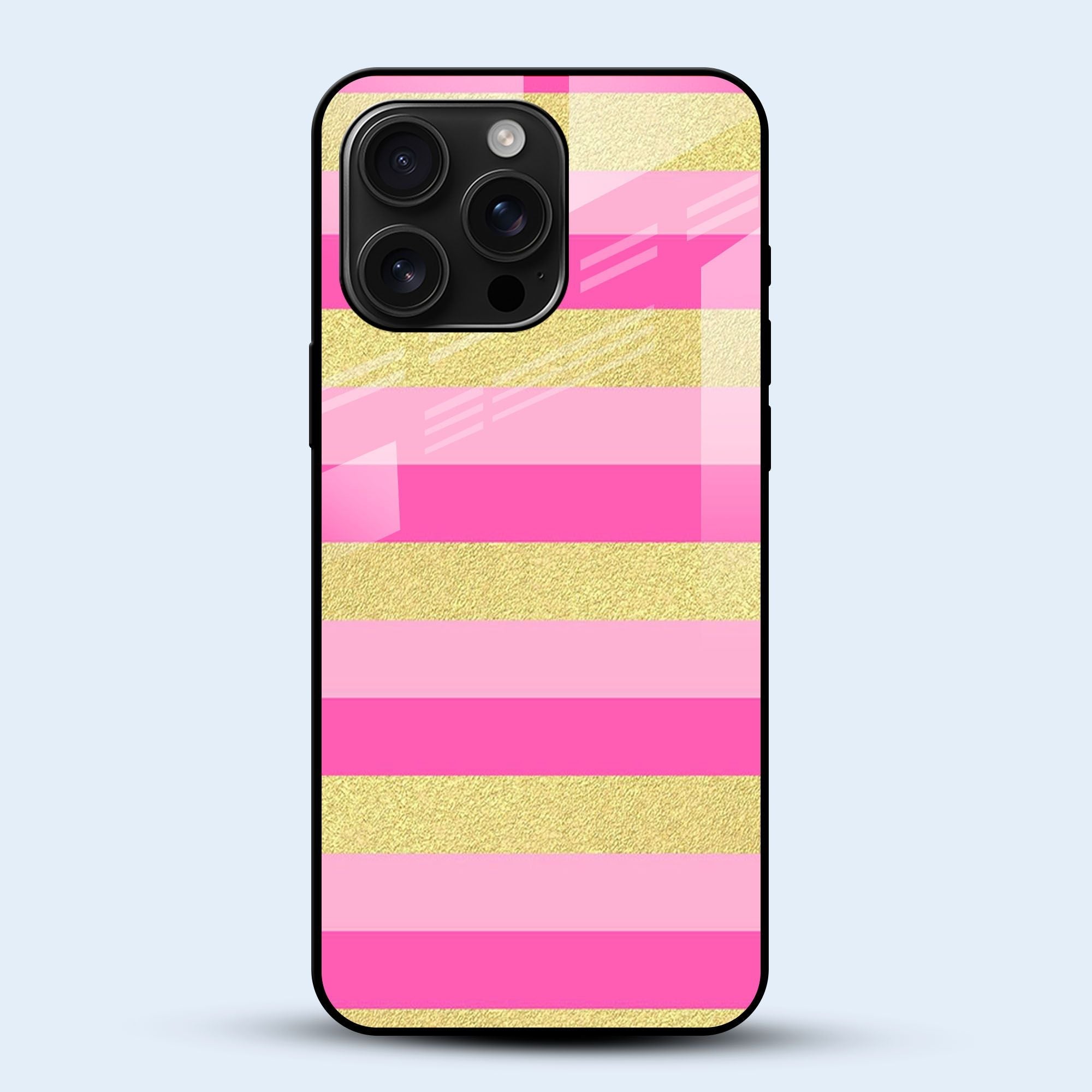Pink Gold Glam Mobile Back Cover Main Image