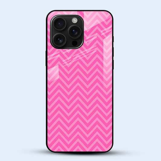 Pink ZigZag Mobile Back Cover Main Image