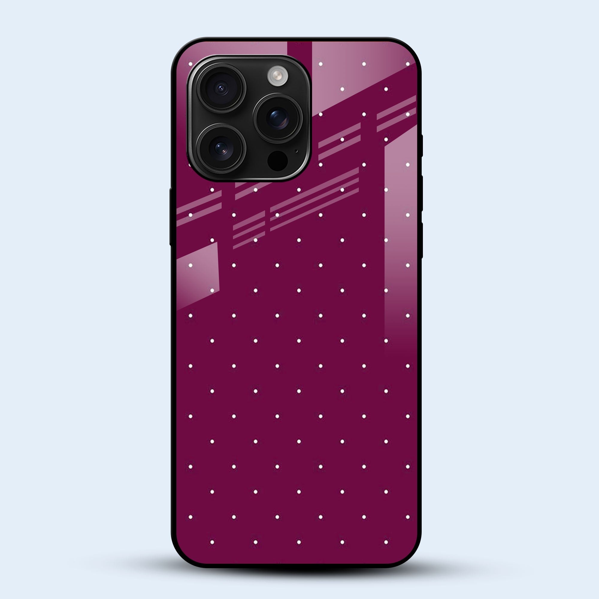 Plum Dots Retro Mobile Back Cover Main Image