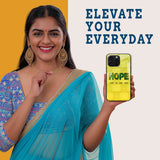Positive Vibes Mobile Back Cover Woman Image