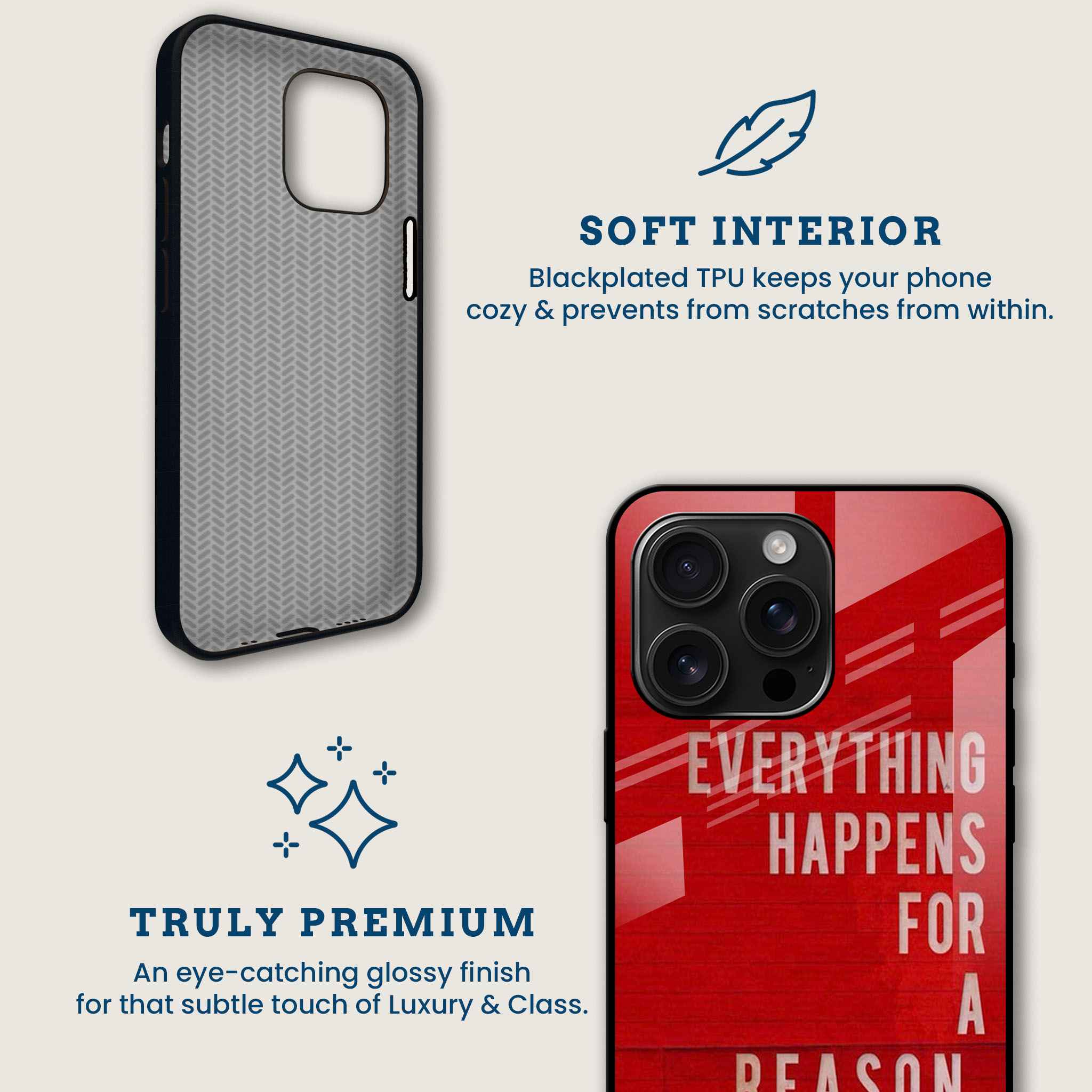 Positivity Mobile Back Cover Brand Image