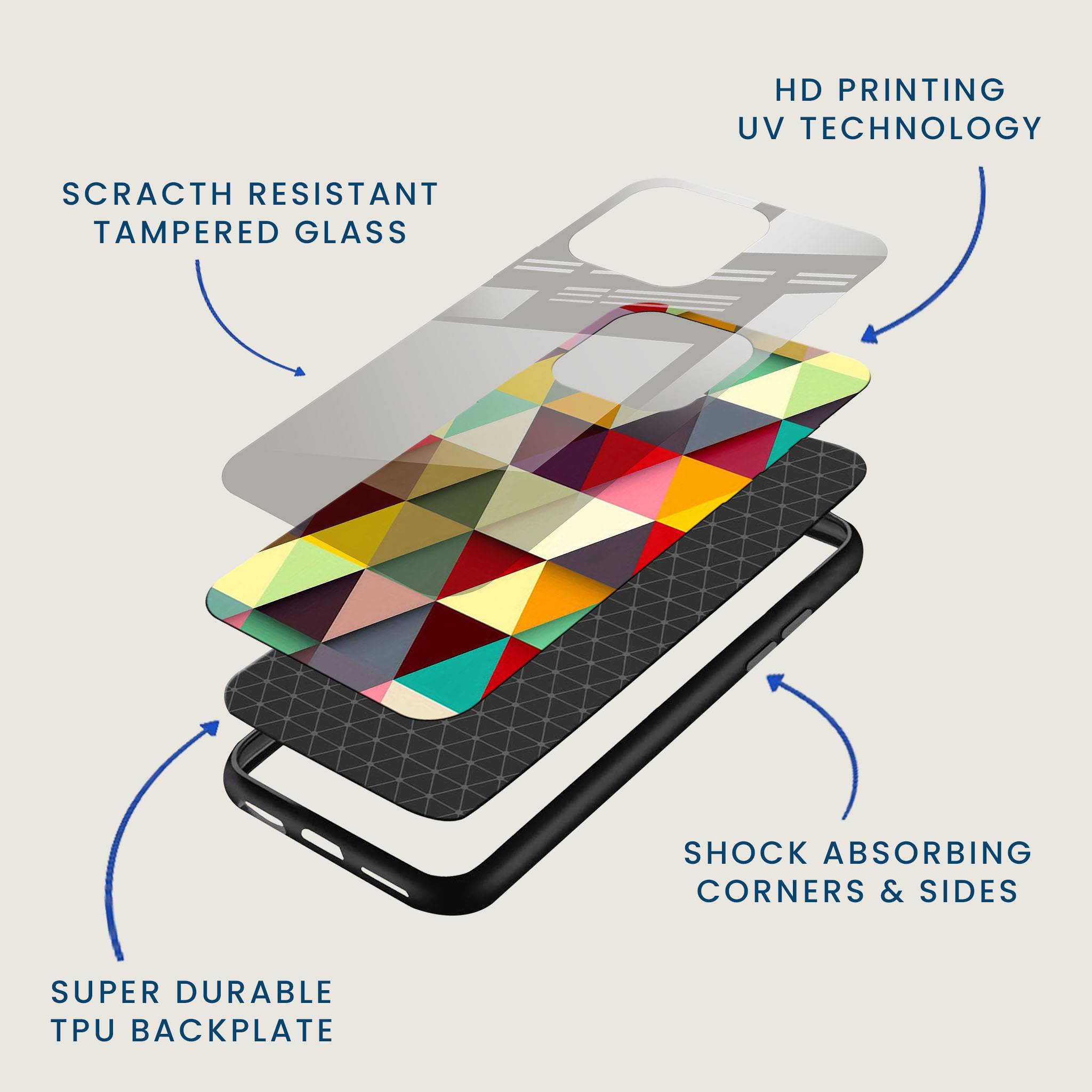 Power Prism Mobile Back Cover Layer Image