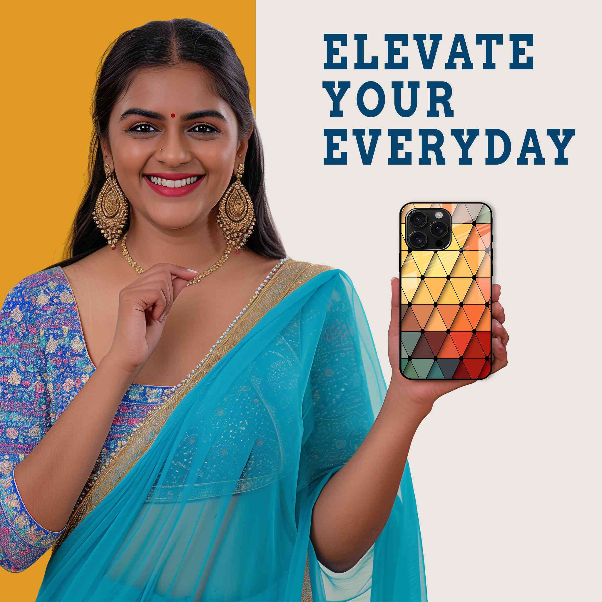 Prism Palace Mobile Back Cover Woman Image