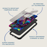 Psychedelic Swirls Mobile Back Cover Layer Image
