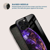 Purple Galaxy Mobile Back Cover Bezel Image