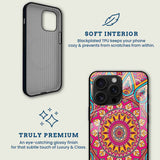 Radiant Mandala Mobile Back Cover Brand Image