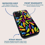 Rainbow Feathers Mobile Back Cover Feature Image