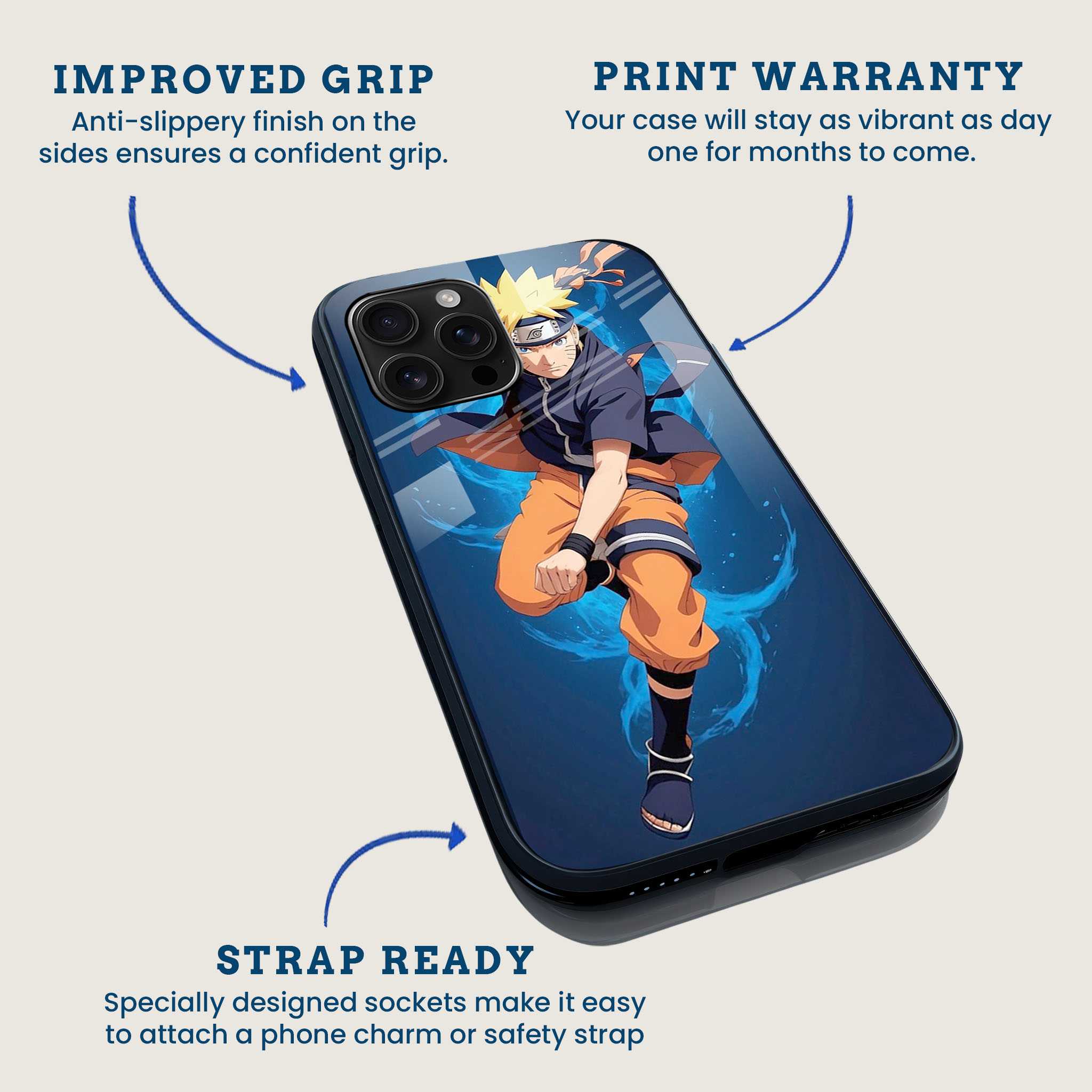 Rasengan Naruto Mobile Back Cover Feature Image