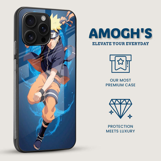 Rasengan Naruto Mobile Back Cover Side Image