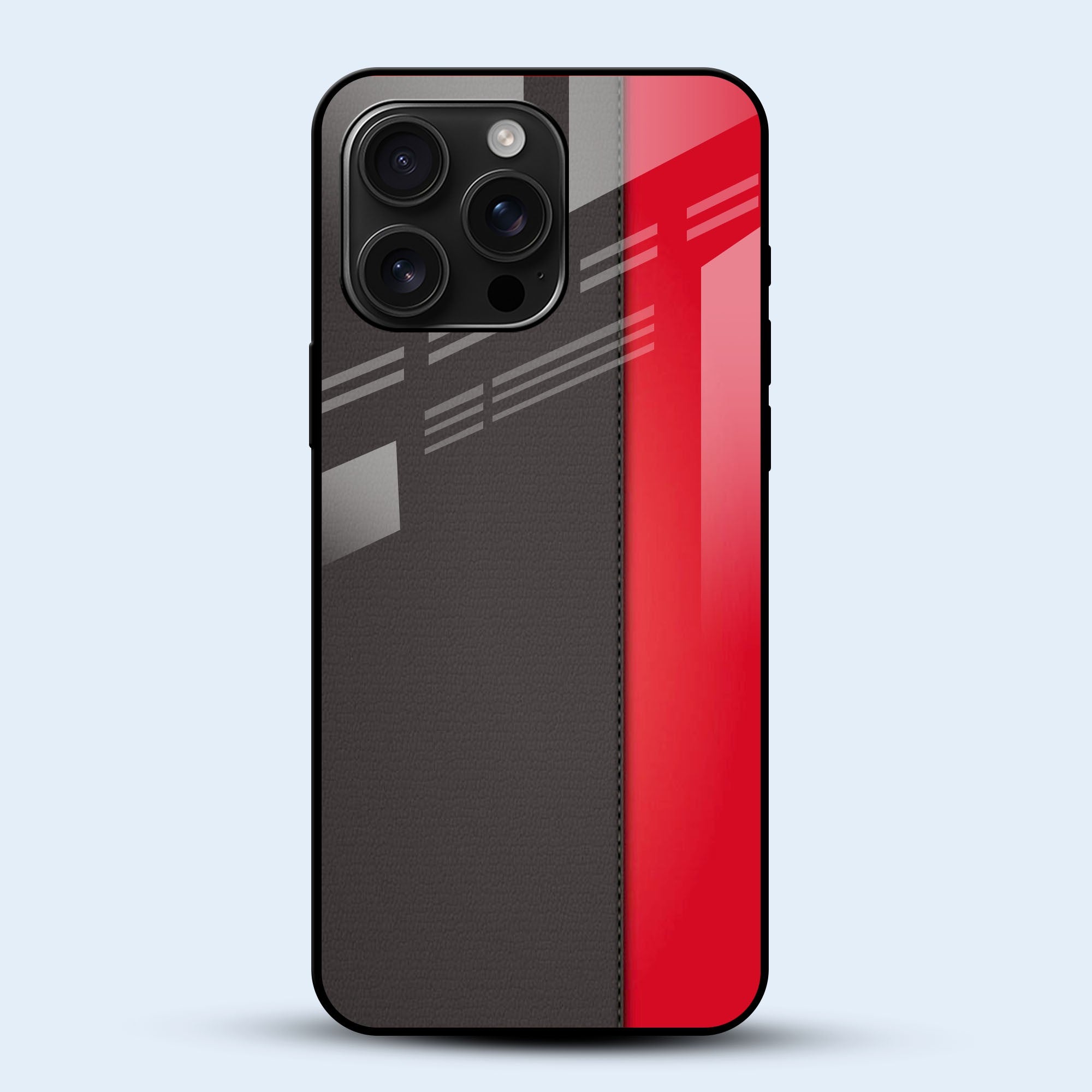 Red Leather Mobile Back Cover Main Image
