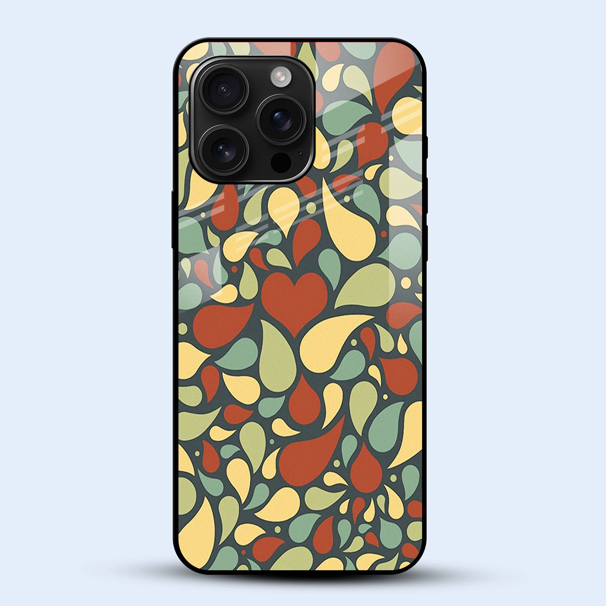 Retro Heart Drop Mobile Back Cover Main Image