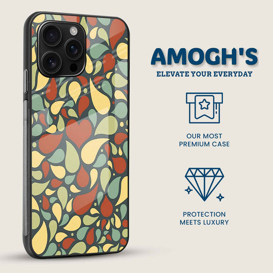 Retro Heart Drop Mobile Back Cover Side Image