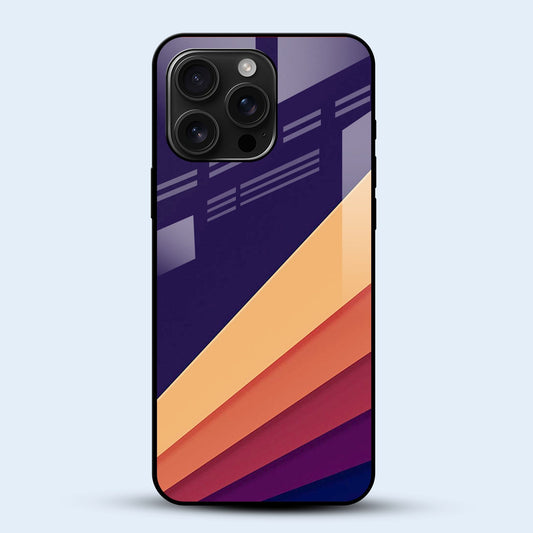 Retro Rays Stripe Mobile Back Cover Main Image