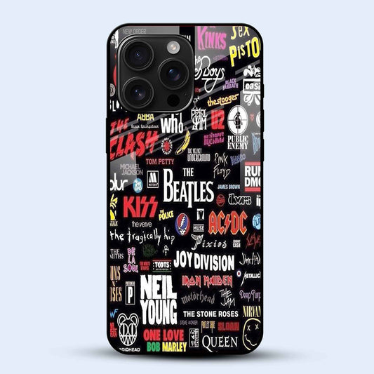 Rocker Chic Striped Style Mobile Back Cover Main Image