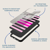 Rocker Chic Striped Style Mobile Back Cover Layer Image
