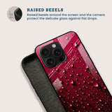 Ruby Waterdrop Mobile Back Cover Bezel Image