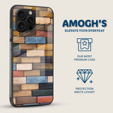 Rustic Brick Wall Mobile Back Cover Side Image