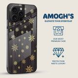 Rustic Snowflake Mobile Back Cover Side Image