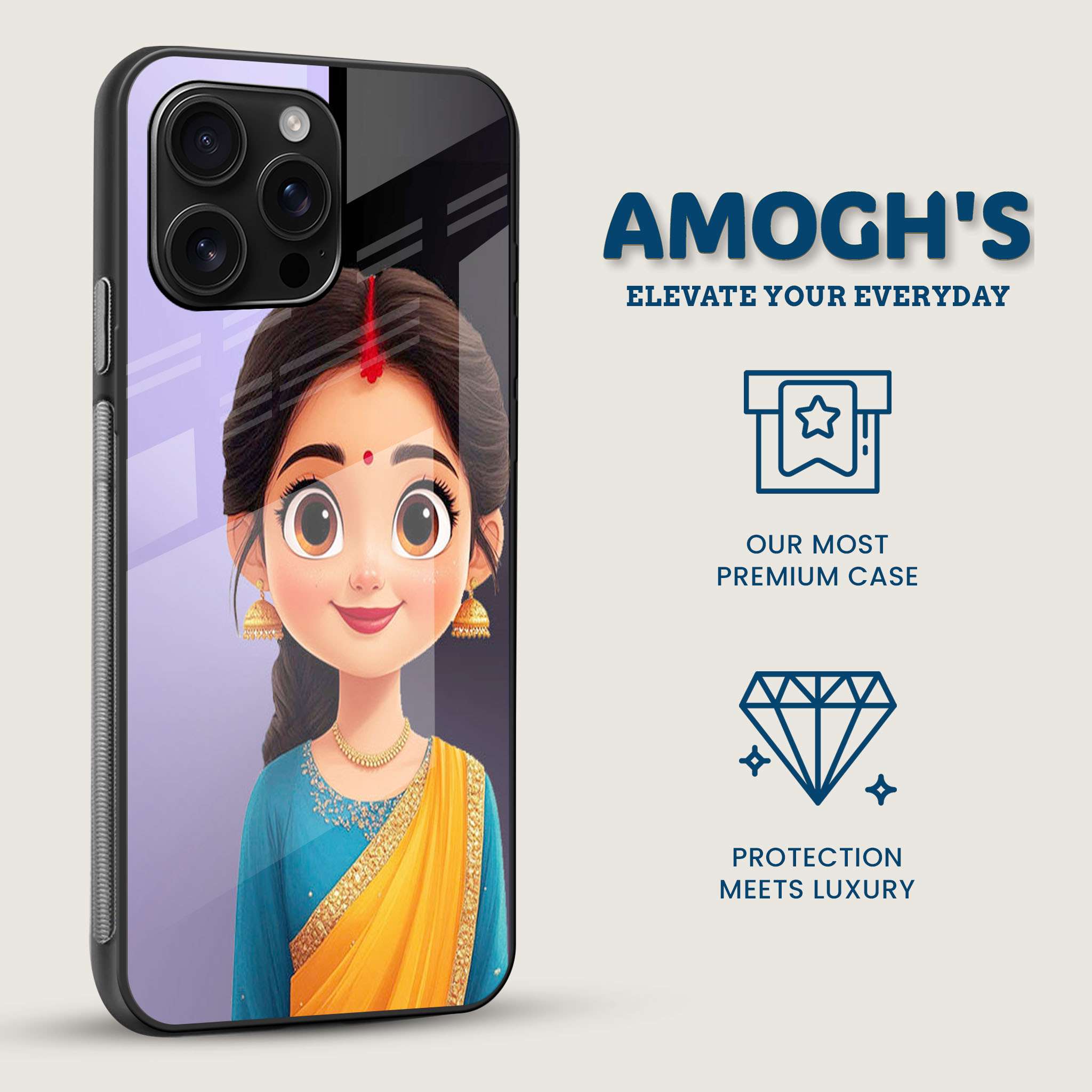 Sanskari Kanya Mobile Back Cover Side Image