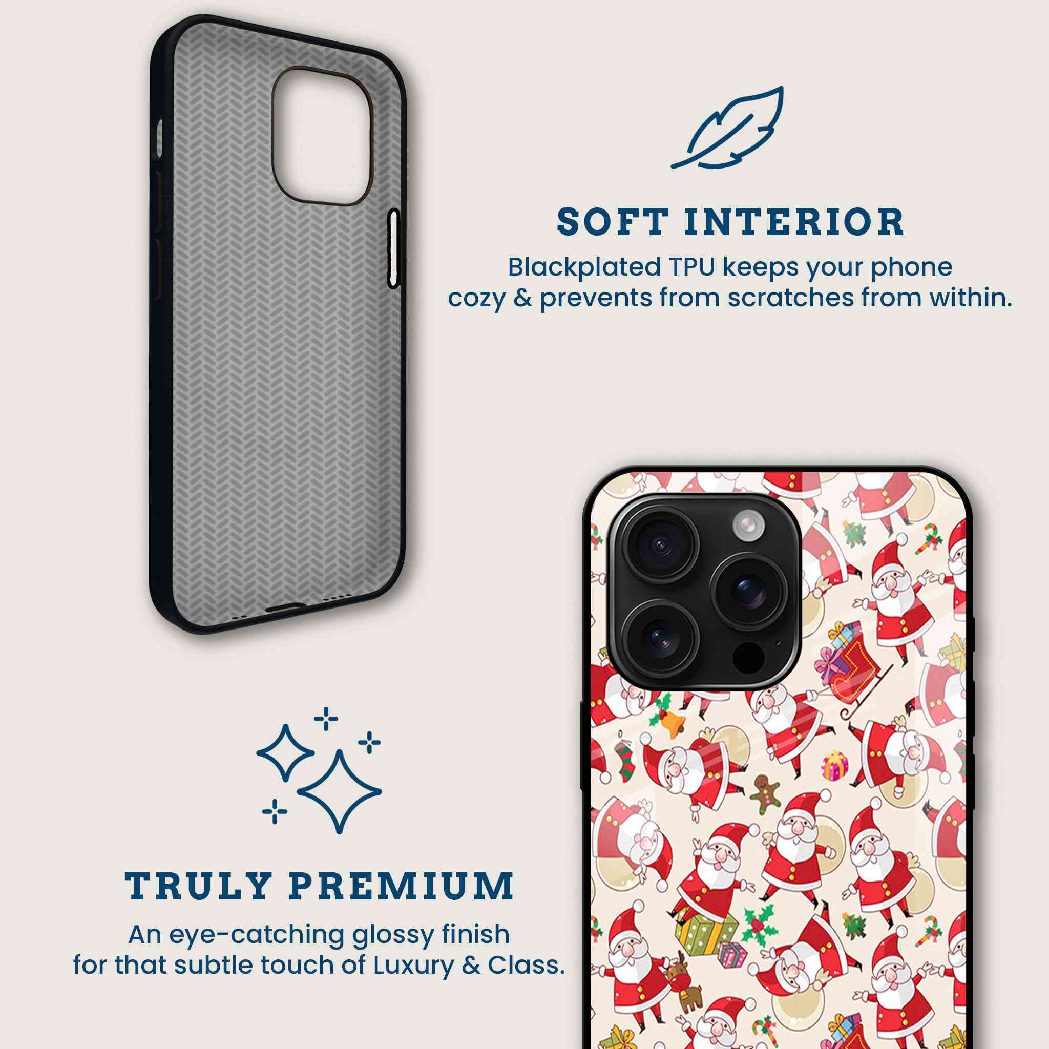 Santa Claus Parade Mobile Back Cover Brand Image