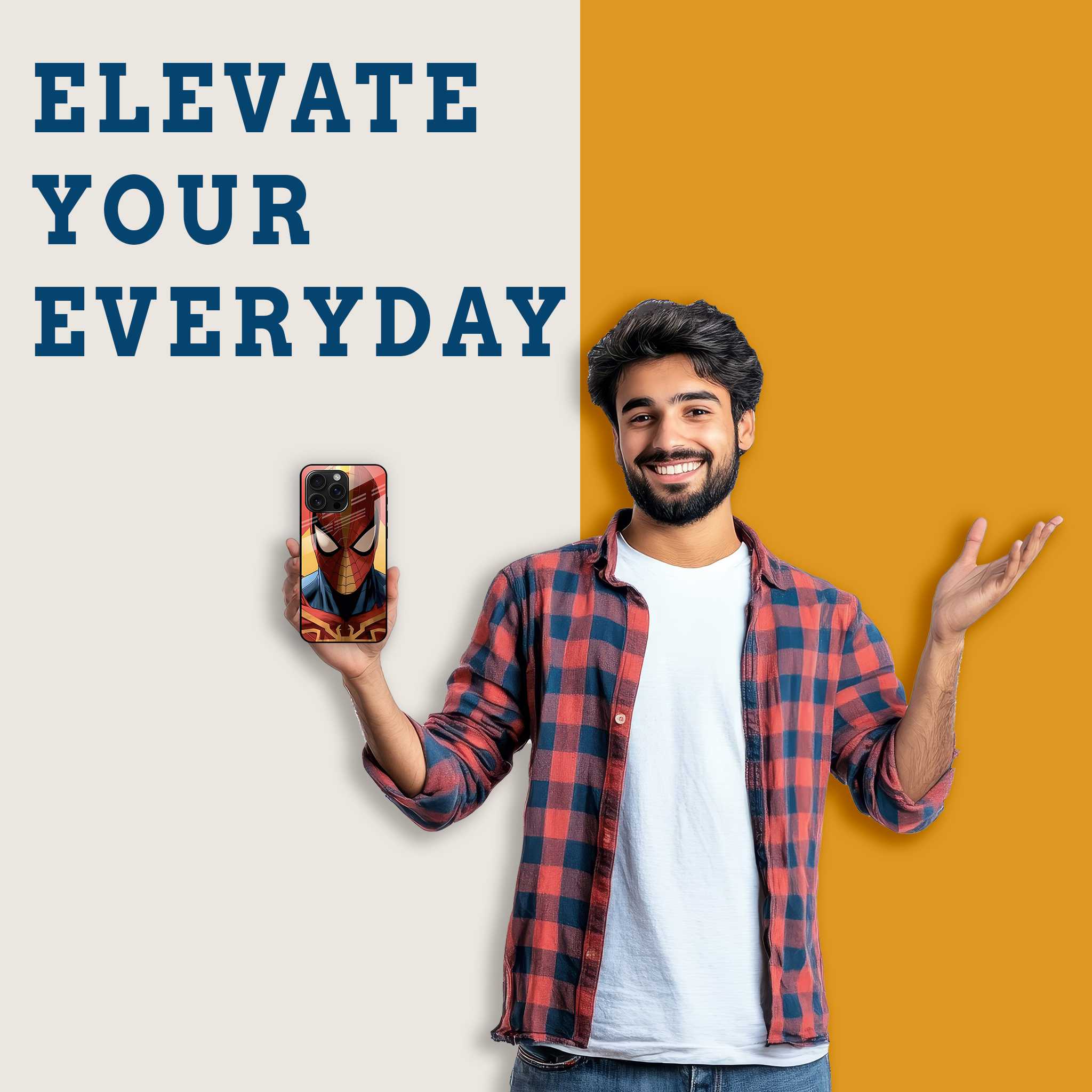 Sassy Spiderman Mobile Back Cover Man Image