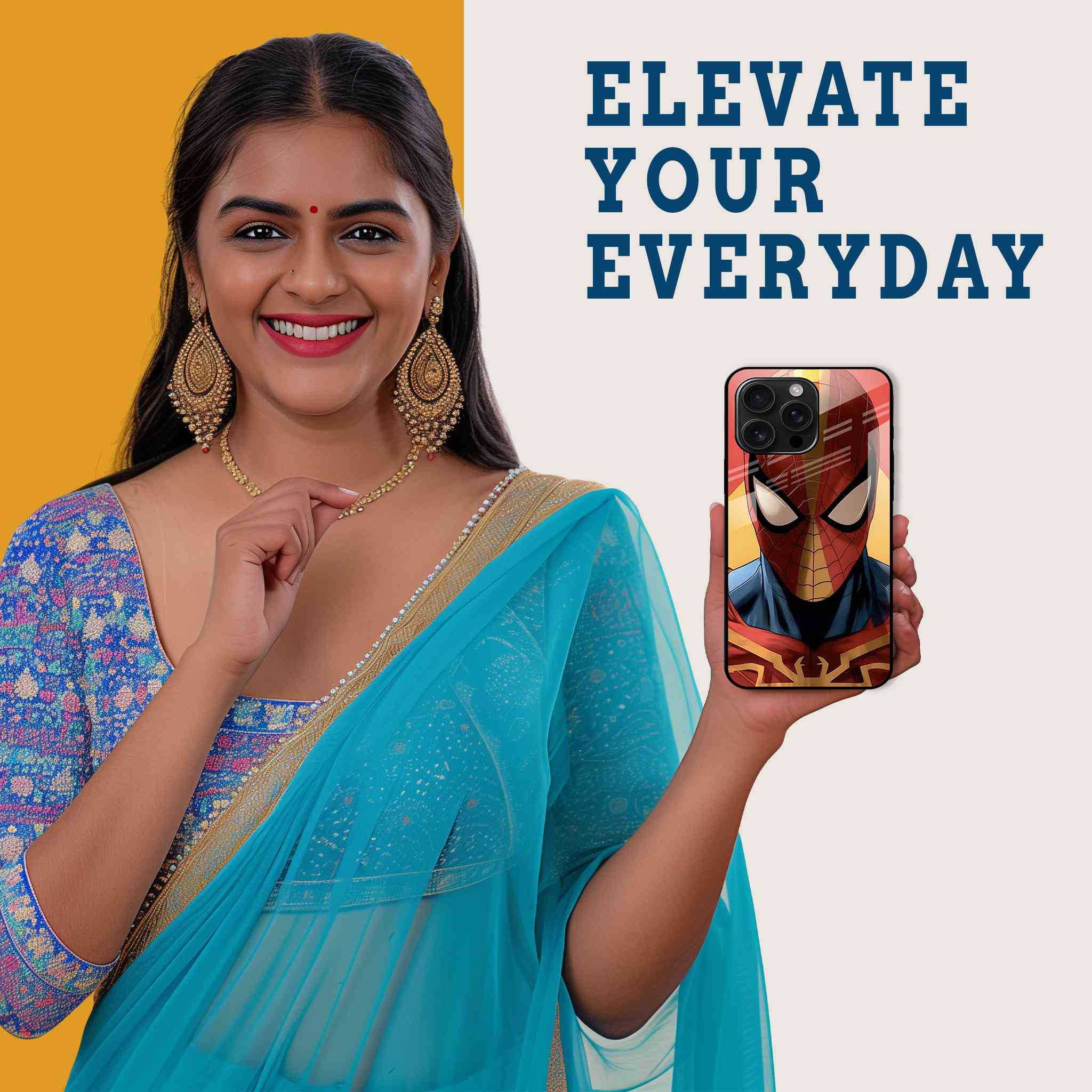 Sassy Spiderman Mobile Back Cover Woman Image