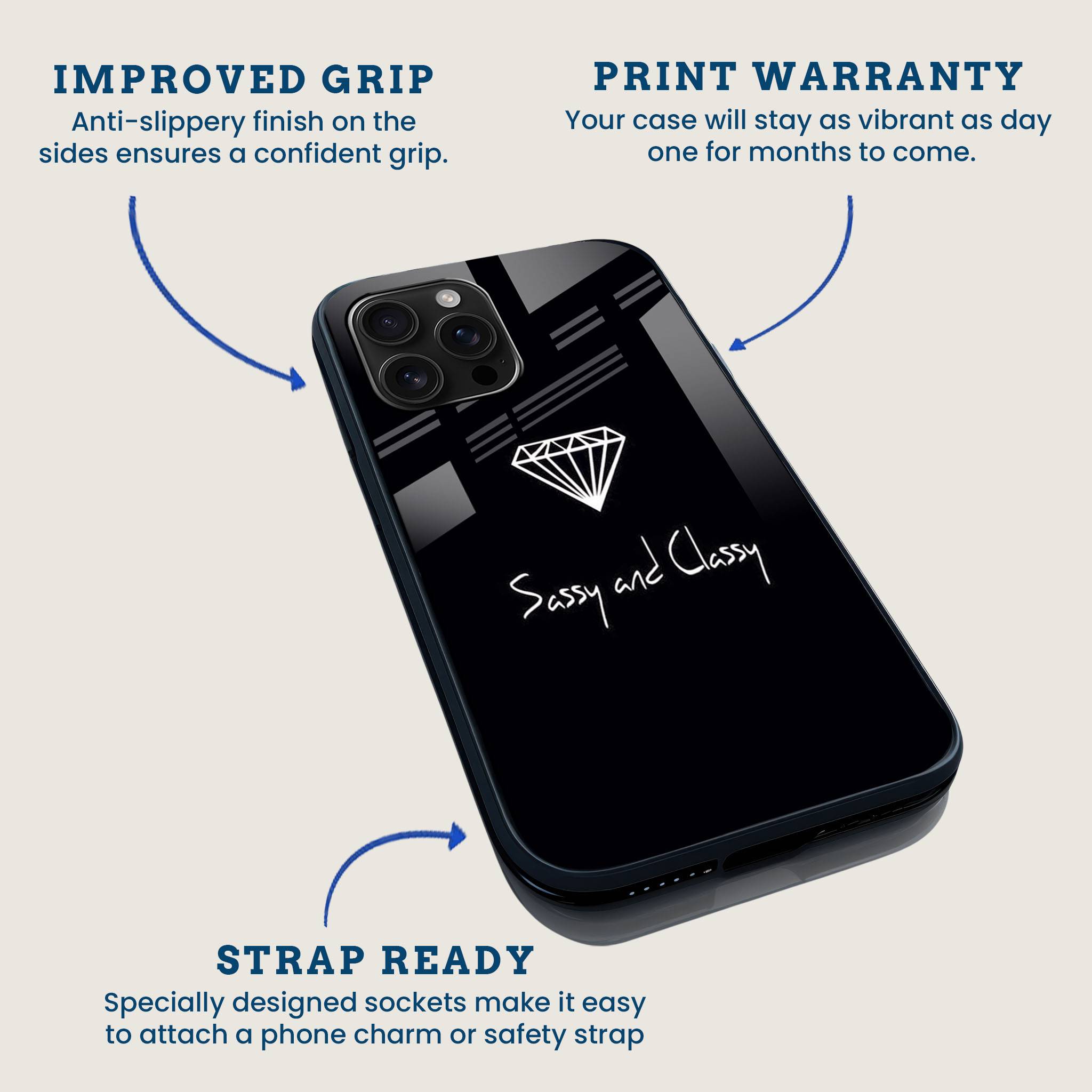 Sassy and Classy Mobile Back Cover Feature Image