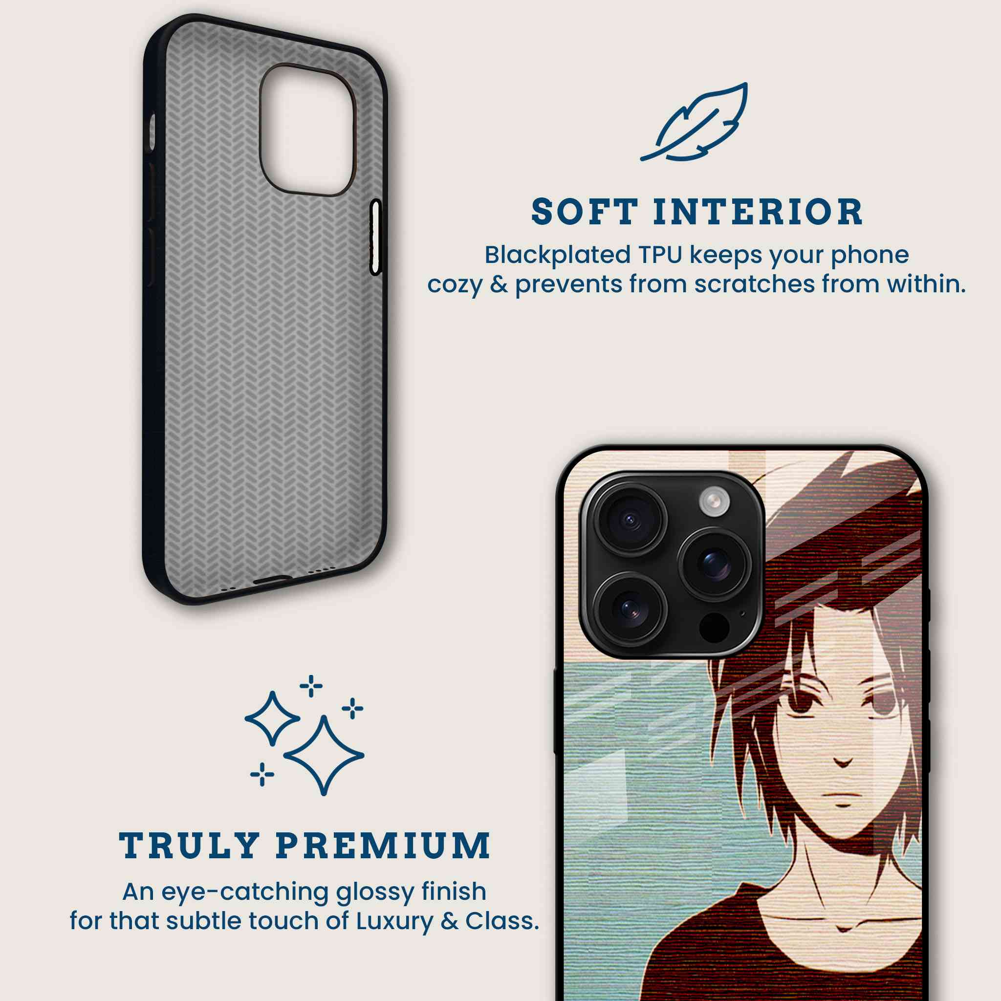 Sasuke Uchiha Mobile Back Cover Brand Image